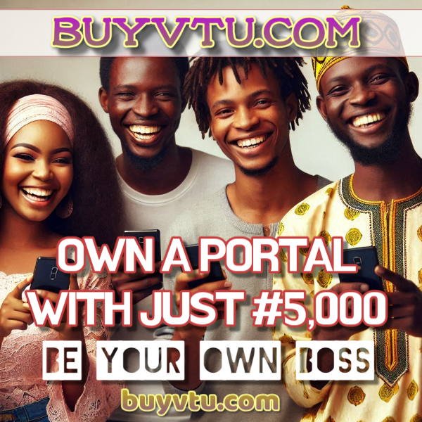 Own a VTU Shop with as Low as ₦5,000 thru KINGSVTU.NG