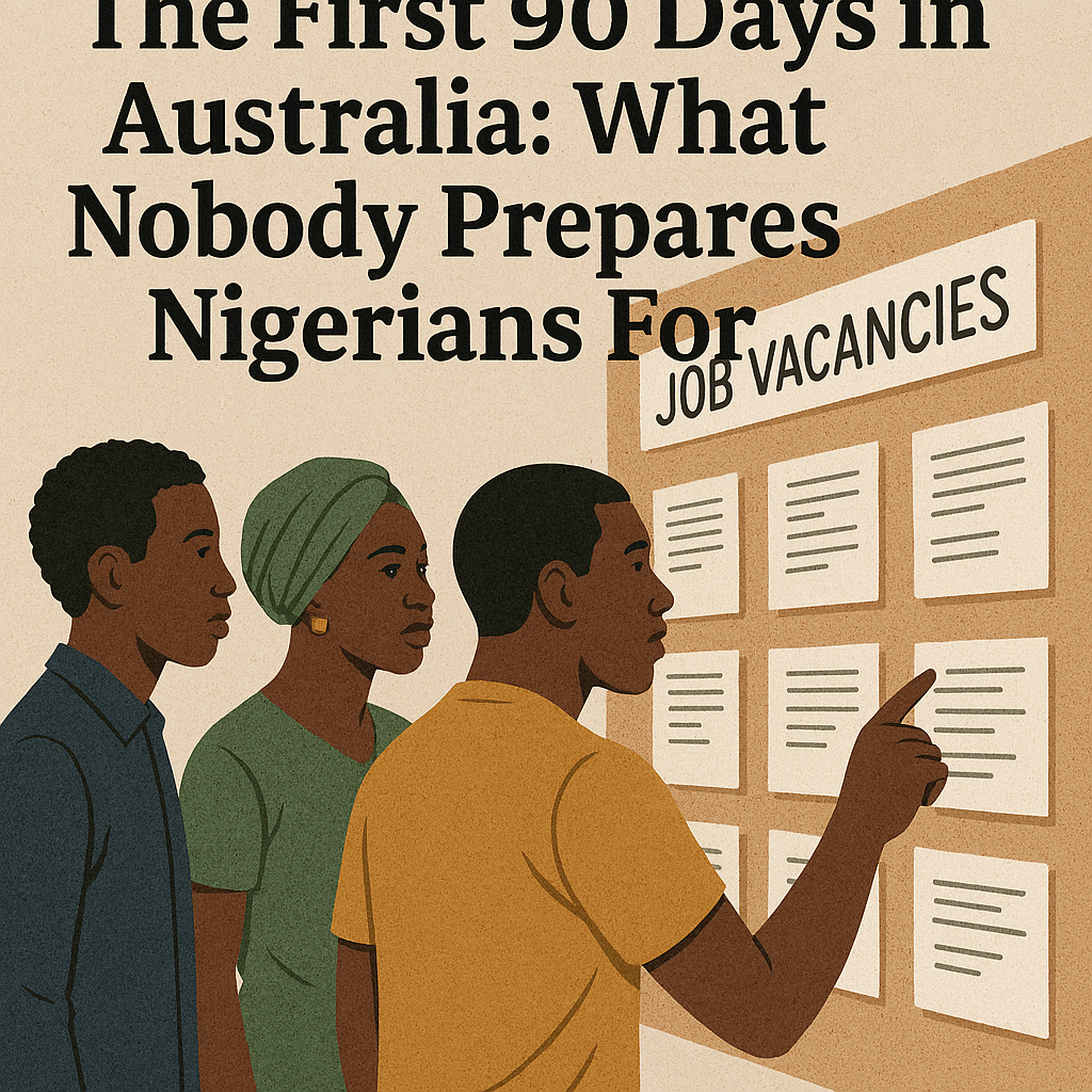 The First 90 Days in Australia: What Nobody Prepares Nigerians For