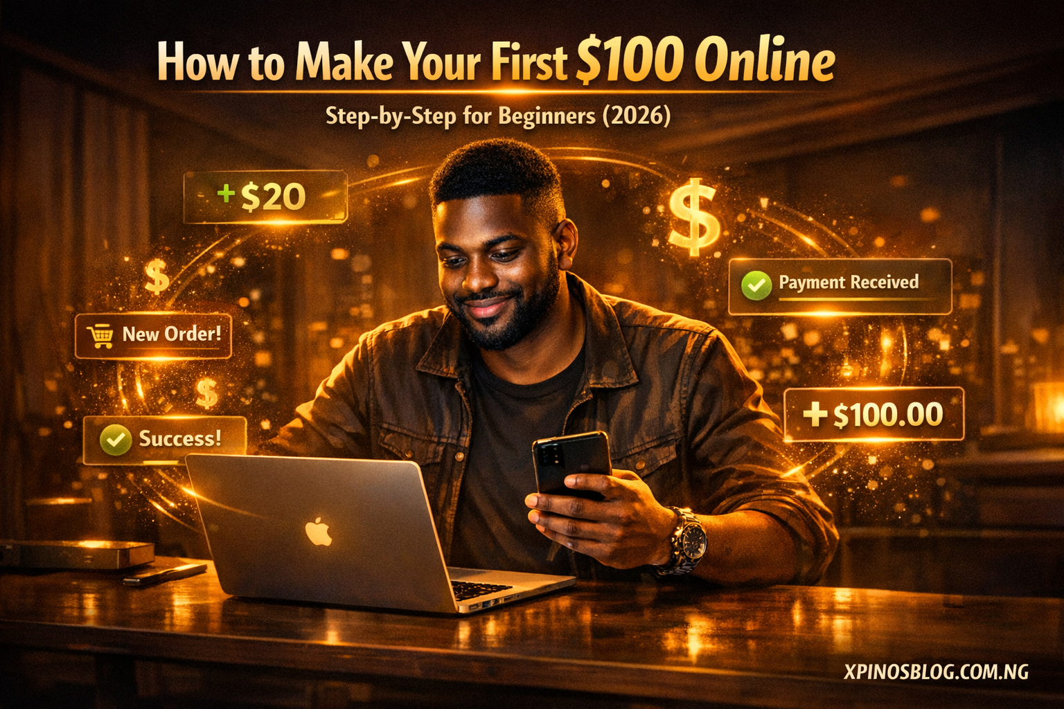 How to Make Your First $100 Online (Step-by-Step Guide for Beginners in 2026)