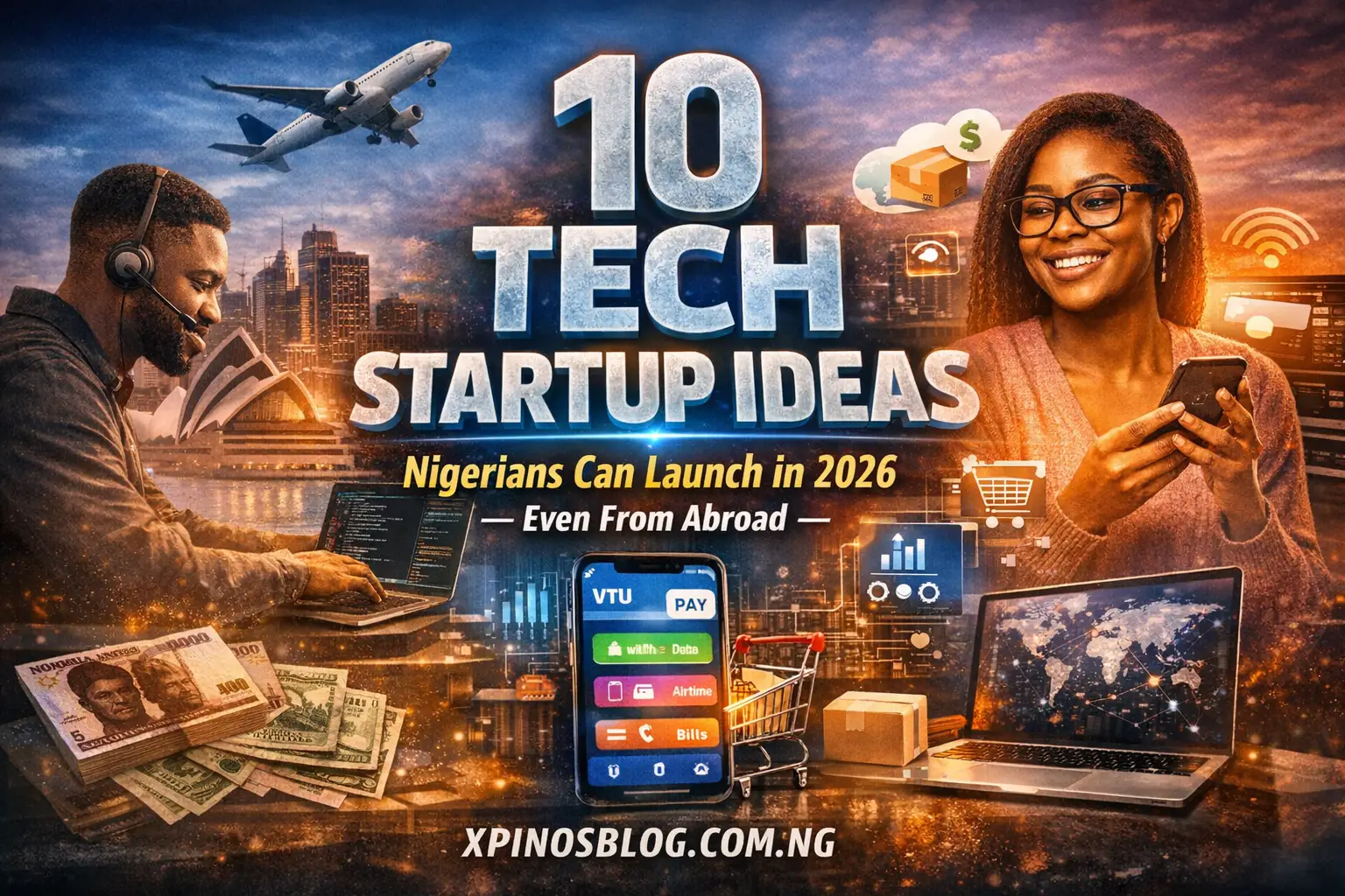 10 Tech Startup Ideas Nigerians Can Launch in 2026 — Even From Abroad