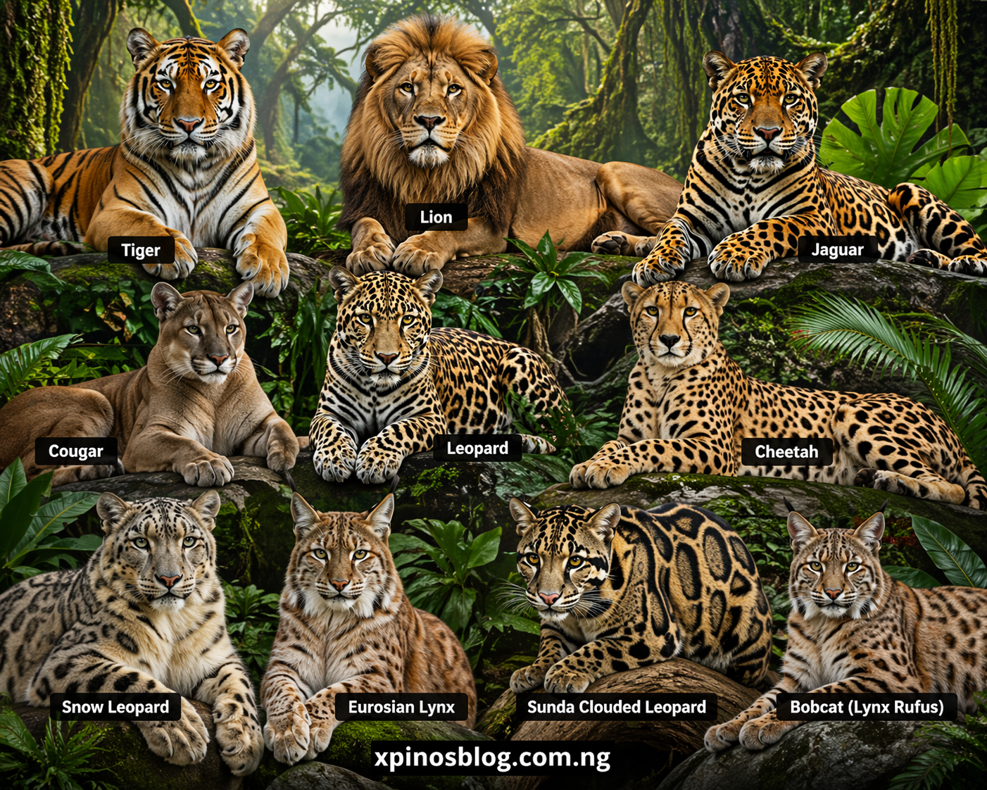 The 10 Biggest Cats in the World