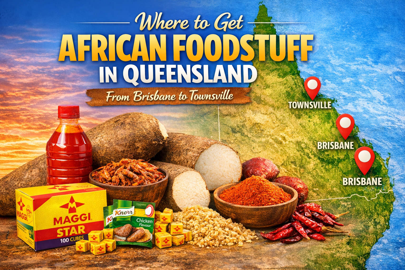 WHERE TO GET AFRICAN FOODSTUFF IN QUEENSLAND, AUSTRALIA